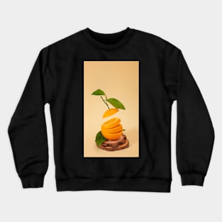 sliced navel orange Crewneck Sweatshirt